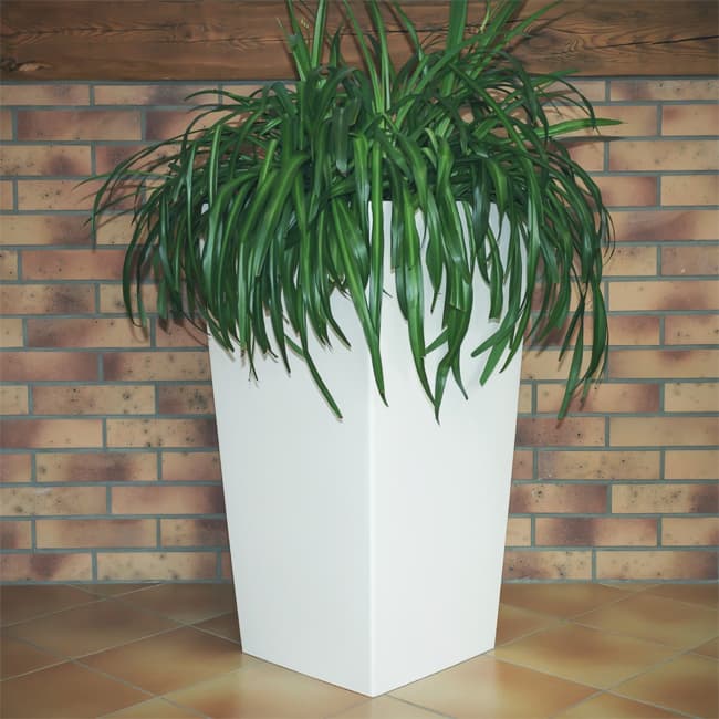 Prosperplast Saksija za cveće sa uloškom Urbi Square 75cm Bela