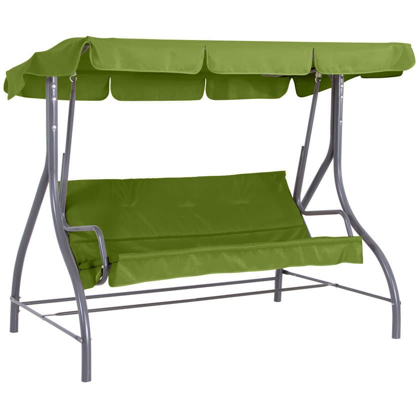 Velika Baštenska Ljuljaška Hollywood Trosed - Svetlo Zelena