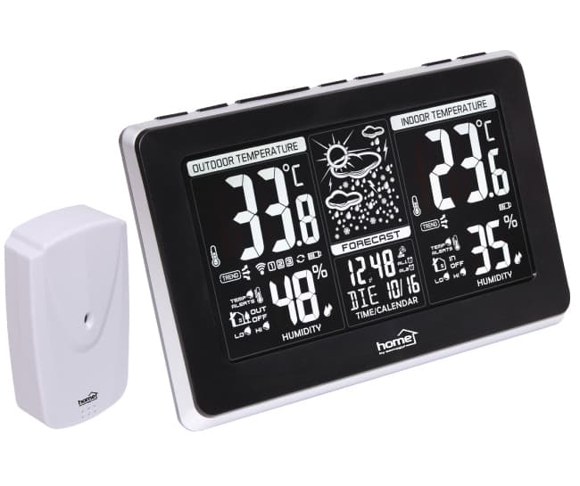 Stoni sat sa kućnom meteo stanicom HCW25