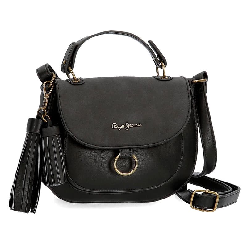 Pepe Jeans Ženska tašnica sa poklopcem Bitmat Black 75255