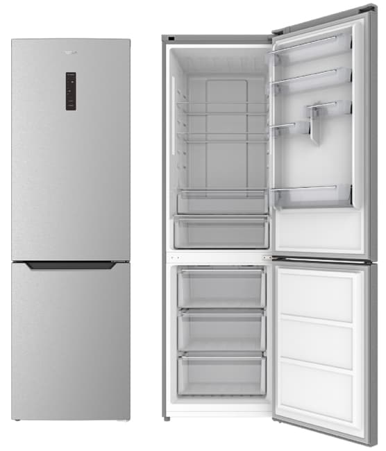 Tesla Kombinovani frižider RC3400FHX 338L No Frost Inox