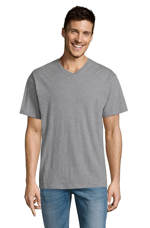 Sols Muška majica Victory Grey Melange veličina S 11150