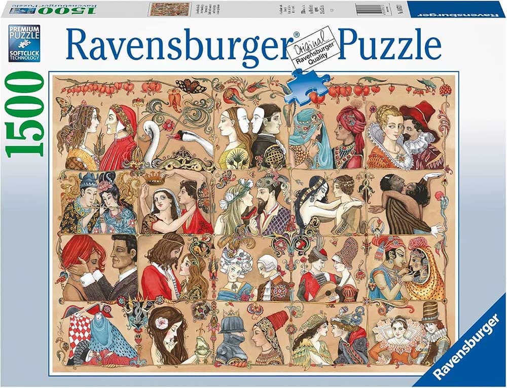 Puzzle slagalica 1500 delova Ljubav kroz vekove Ravensburger 16973