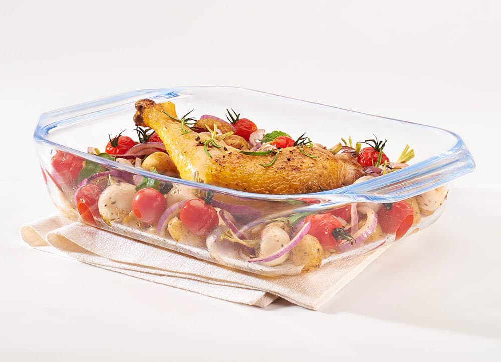 Pyrex vatrostalni pekač pravougaoni 1.4l
