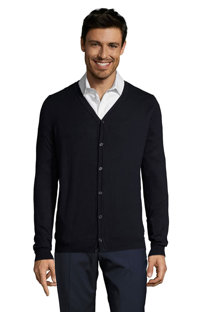 Sols Muški džemper na kopčanje Griffith Navy veličina XL 01715