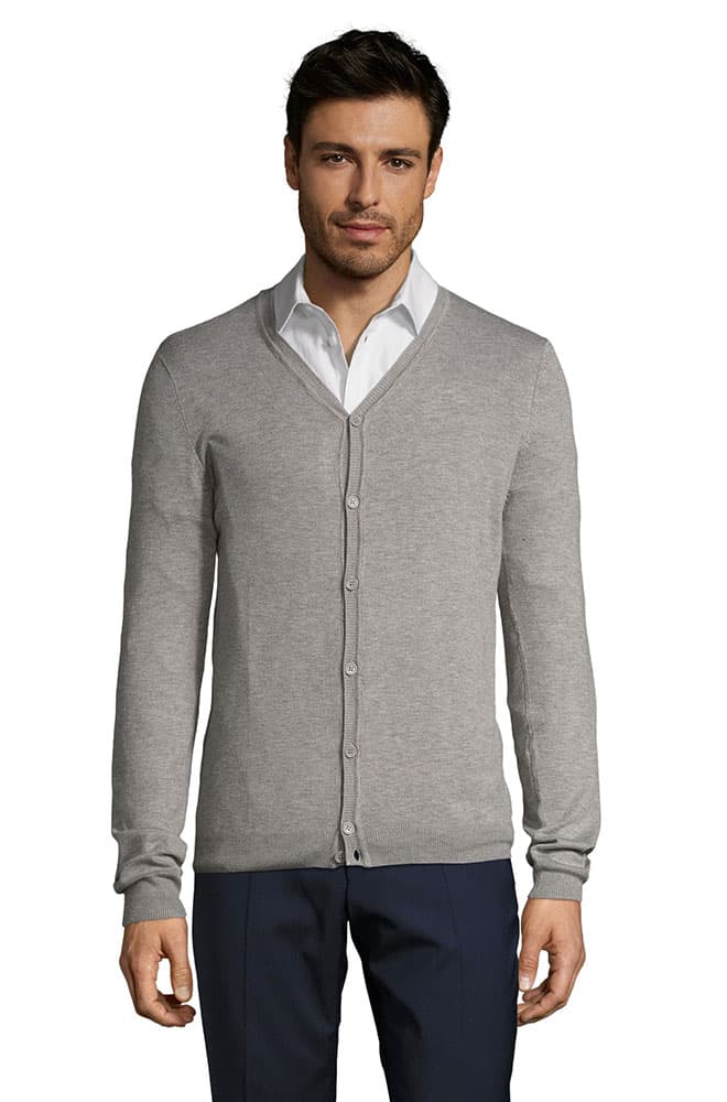 Sols Muški džemper na kopčanje Griffith Grey veličina M 01715