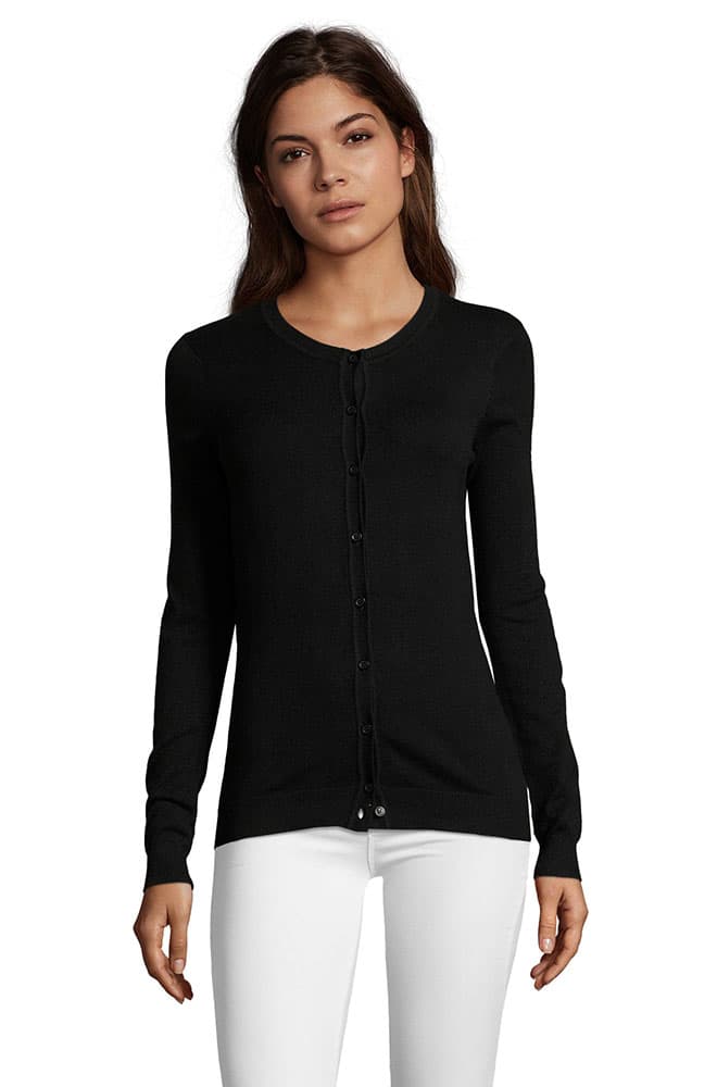 Sols Ženski džemper na kopčanje Griffin Black veličina XXL 01716