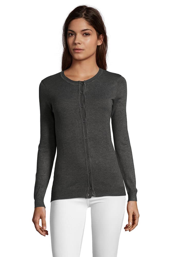 Sols Ženski džemper na kopčanje Griffin Charcoal veličina L 01716