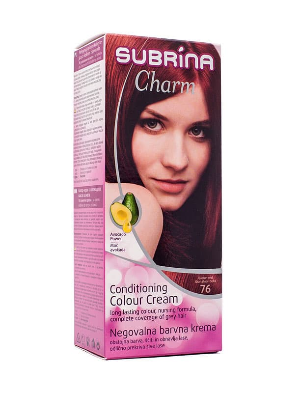Subrina Charm 76 granatno crvena
