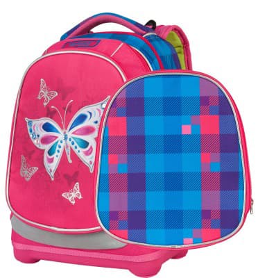 TARGET Superlight 2 Face Petit - Ranac za školu BUTTERFLY PINK  21843