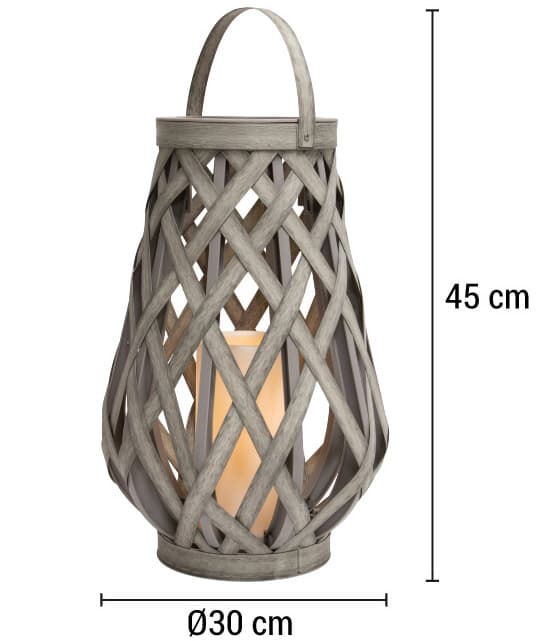 Fenjer visine 45cm sa LED svećom LTN23L