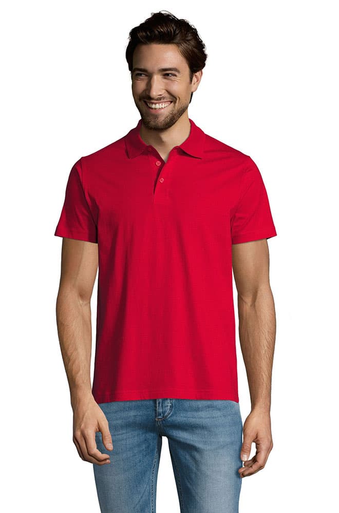 Sols Polo majica Precsott Red veličina M 11377