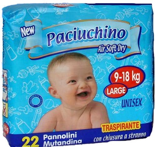 Dečije Pelene Paciuchino 9-18 kg