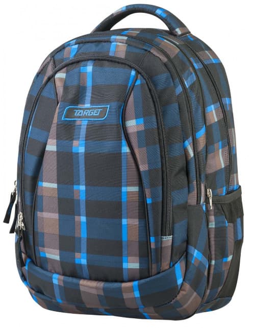 TARGET 2 u 1 - Ranac za školu ALLOVER Square Blue 21430