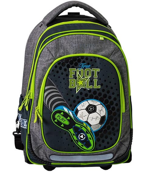 Play Školski ranac sa točkićima Trolley - Football Champions