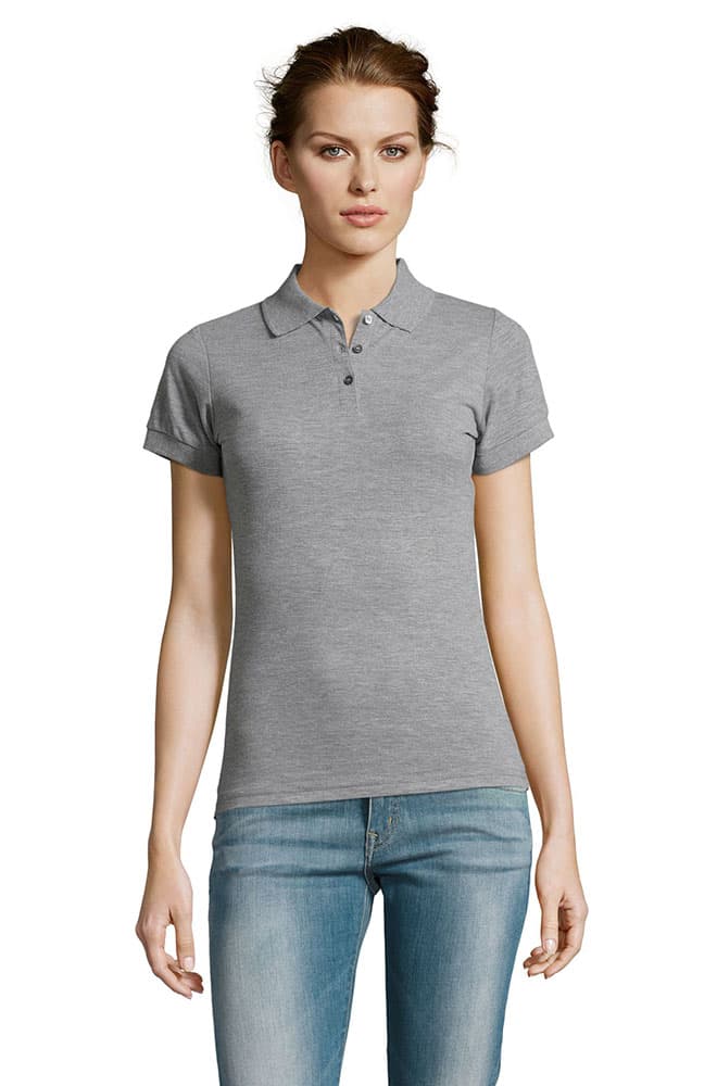 Sols Ženska polo majca Prime Grey Melange veličina L 00573
