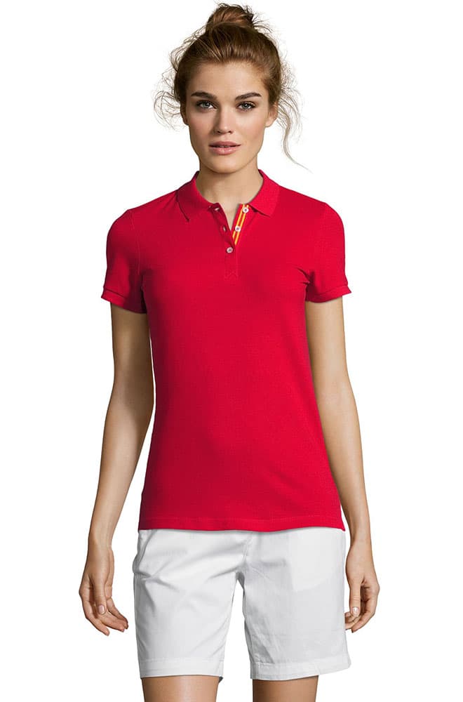 Ženska polo majca Patriot Red veličina L Sols 01407
