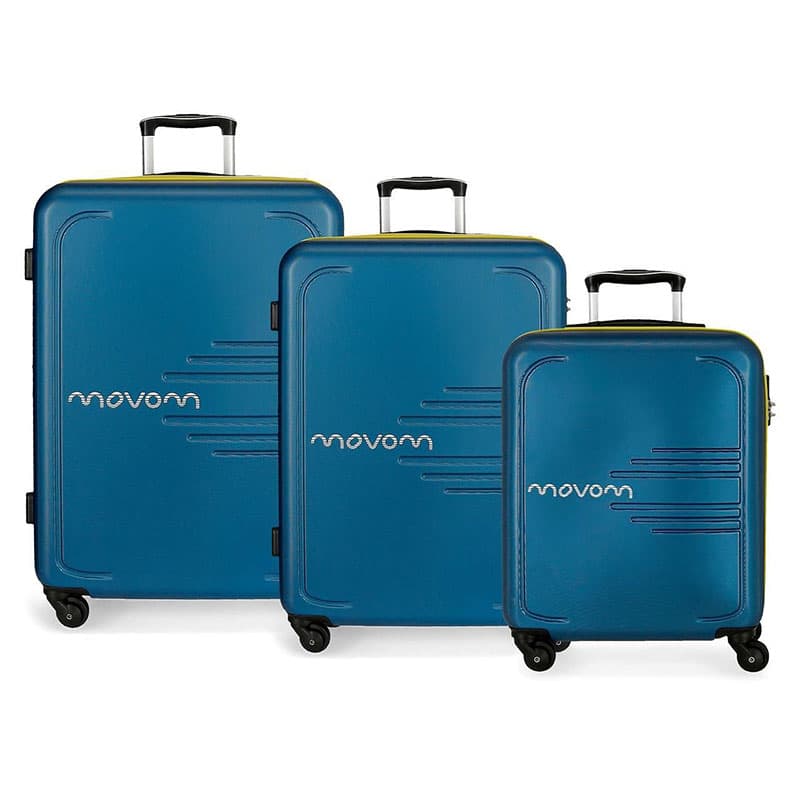 Movom ABS Koferi Flash Navy Komplet 55cm-69cm-79cm 58394