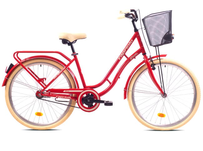 Ženski bicikl Capriolo Picnic crveno-bež 919251-17