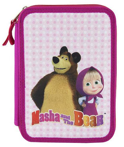 TARGET Double Pencile Case - Pernica puna MASHA AND THE BEAR 17642