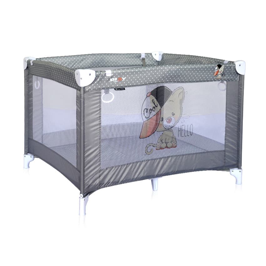 LORELLI Ogradica za igru PLAY Grey Cool Cat