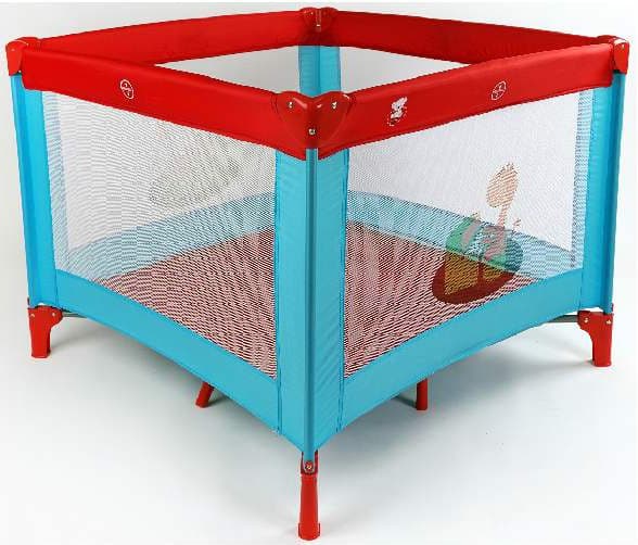 BBO Ogradica za igru 8073M plavo-crvena