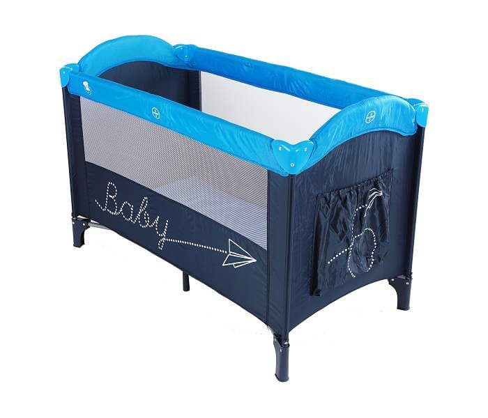 BBO Prenosivi krevetac 1 nivo 8039V1 plava