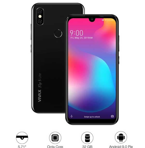 Mobilni telefon Vivax Fly5 Lite Deep Black 3/32GB