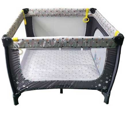 Primebebe Prenosna sklopiva ogradica za bebe BP8305 Grey