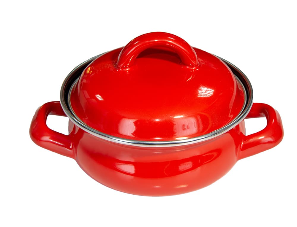 Emajlirana šerpica Texell sa poklopcem TSE-271, 0.65L