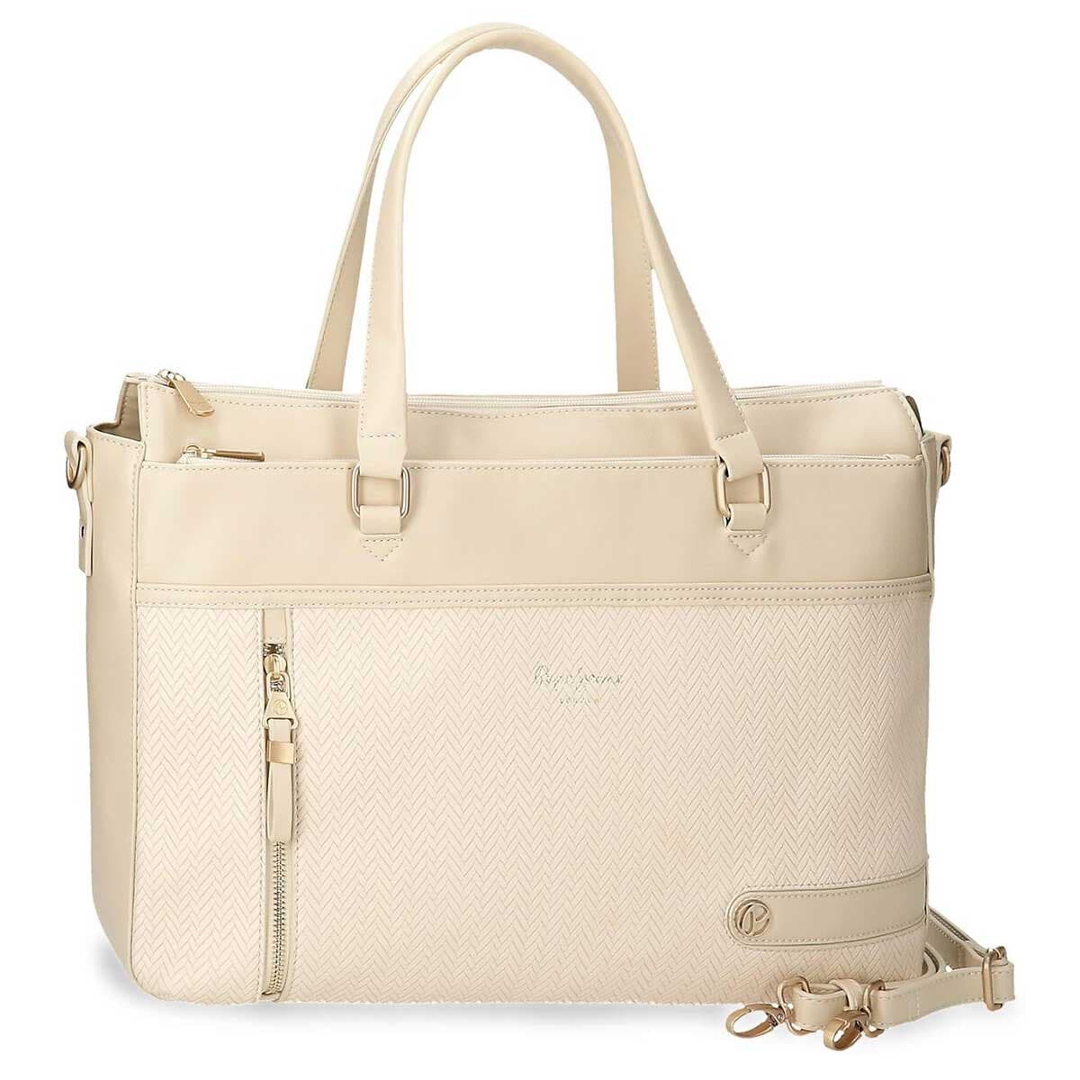 Ženska torba za laptop Pepe Jeans Sprig beige 79166