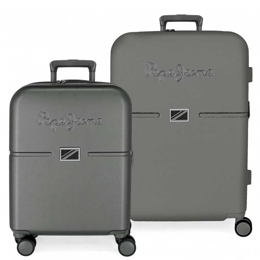 Koferi za putovanja 70cm i 55cm Pepe Jeans Accent graphite 76995  
