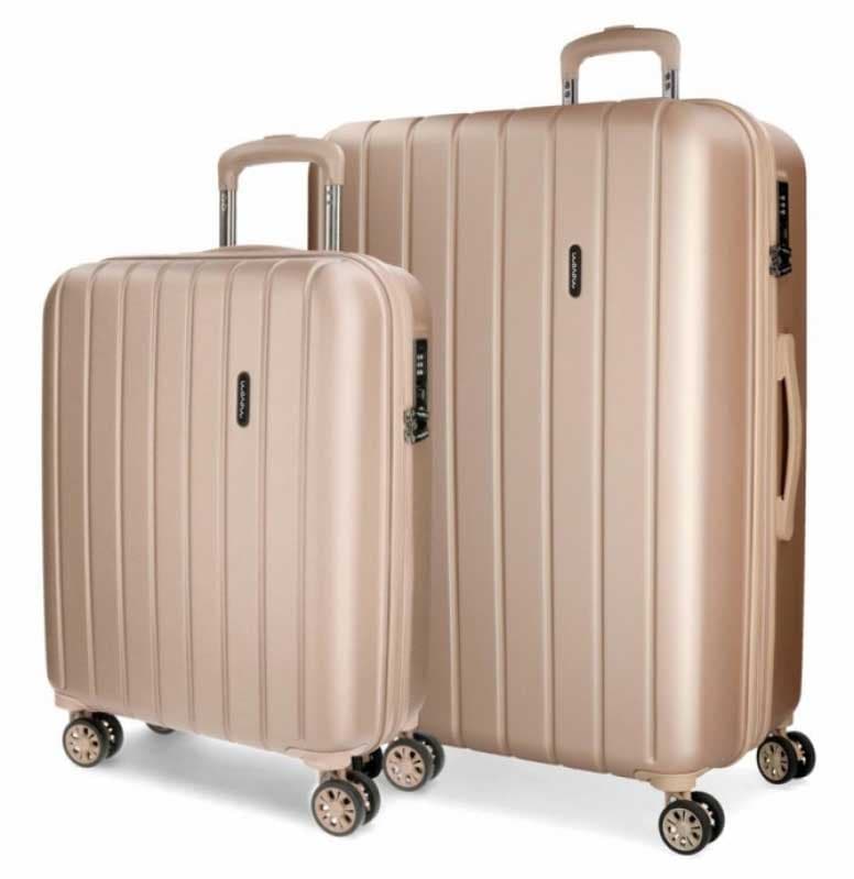 Komplet kofera 55cm-70cm Movom Wood champagne 53189