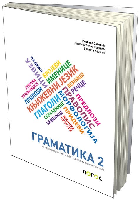 NOVI LOGOS Srpski jezik 2, Gramatika za drugi razred gimnazija i srednjih stručnih škola