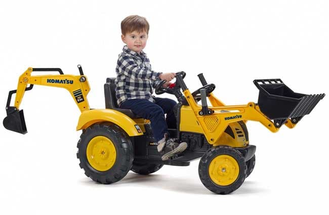 Dečiji utovarivač na pedale sa rotirajućim sedištem Komatsu by Falk Toys 2086N