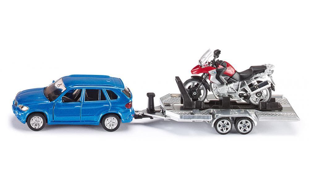 SIKU Autić BMW X5 sa prikolicom i motorom 2547