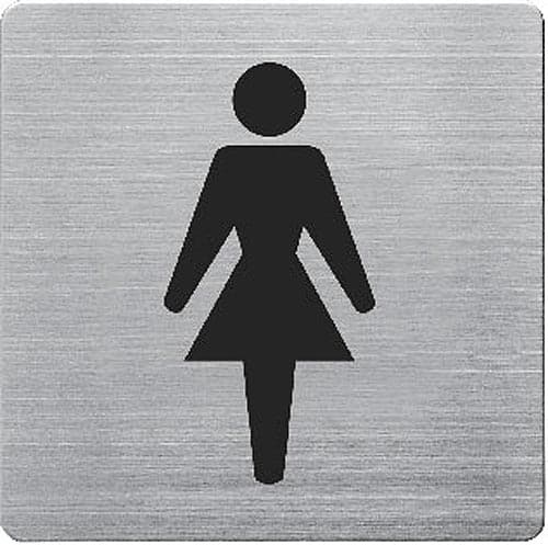 Aluminijumski Piktogram Za Ženski Toalet Alco 450-1