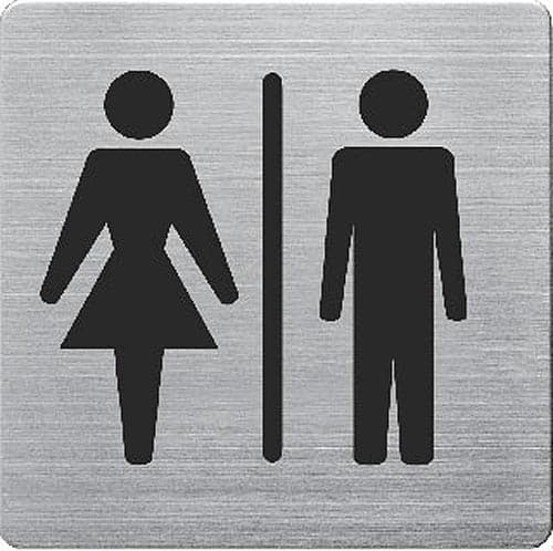 Aluminijumski Piktogram Za Toalet Alco 450-3