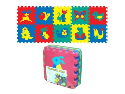 Podne puzzle Životinje 10 komada 320x320mm