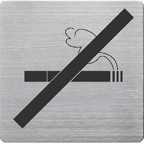 Aluminijumski Piktogram Zabranjeno Pušenje Alco 450-13