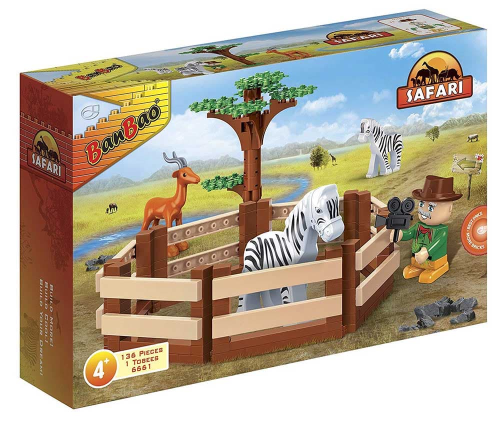 BANBAO kocke Safari - Animals Ground 6661