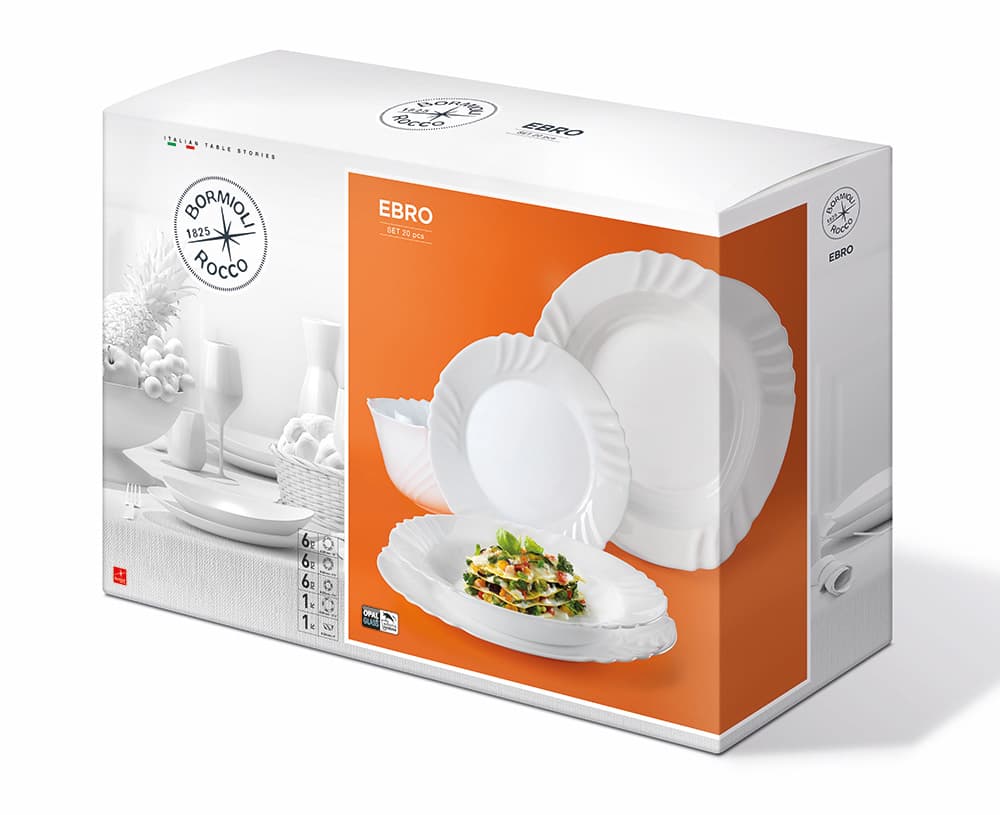Bormioli Rocco set tanjira Ebro 20-1 402864