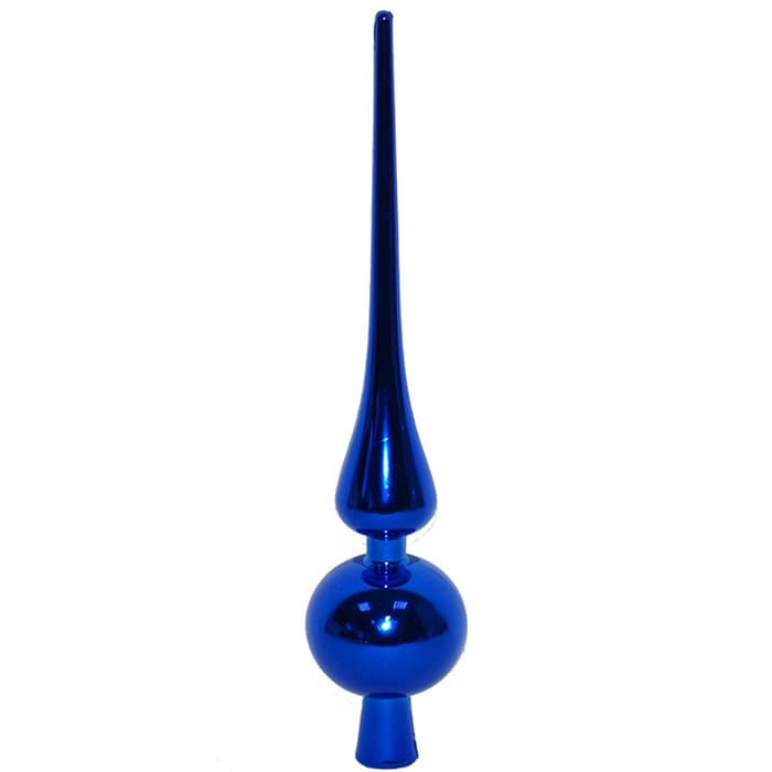 Vrh za jelku 25 cm plavi