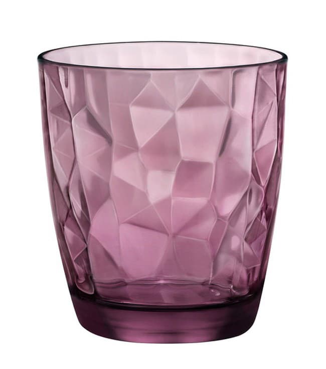 Bormioli Rocco čaša za vodu Diamond aqua ljubicasta 30cl 3u1 350230