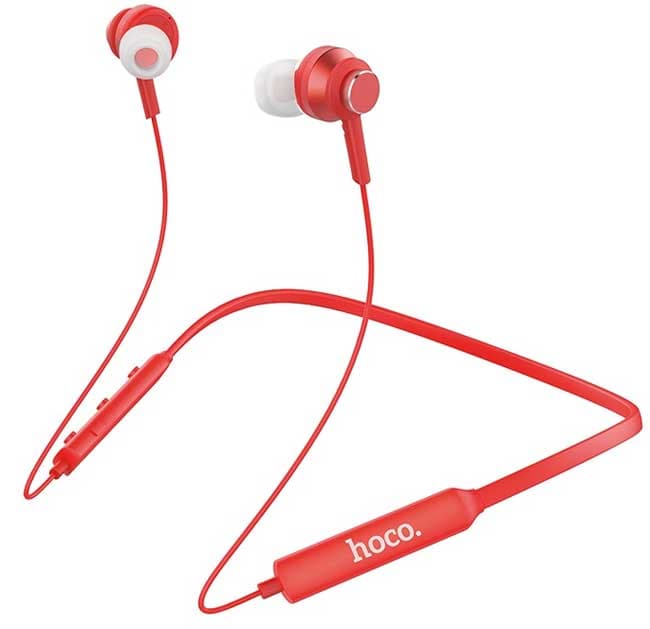 Bežične sportske Bluetooth slušalice Hoco ES18 Faery sound Red
