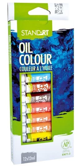 STANDART Uljane boje 12 x 12 ml 646950