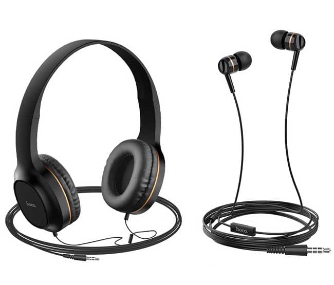 Dva para slušalica sa mikrofonom Hoco W24 Gold