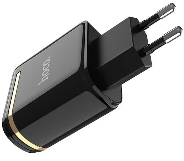 Zidni USB punjač Hoco C39A dual-port Black