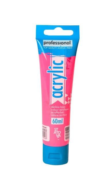 PROFESSIONAL Acrylic - Akrilna boja Neon Pink 60ml 640850