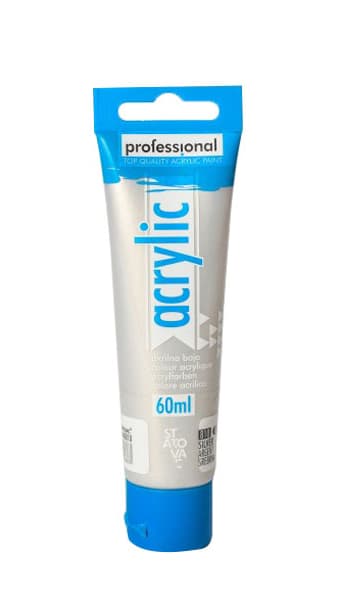 PROFESSIONAL Acrylic - Akrilna boja SREBRNA 60ml 640810